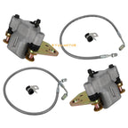 Front Brake Calipers w/Pads & Lines for Polaris Magnum 325 330 500 (2001–2004)
