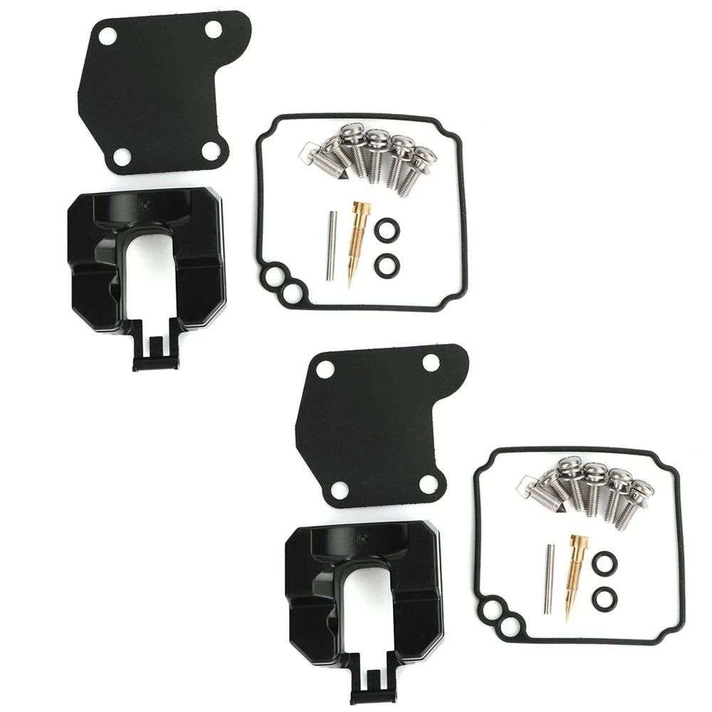 2X Carburetor Repair Kit for Yamaha 9.9HP 15HP Outboard Engine (63V-W0093-00-00)