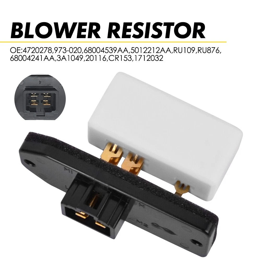 Blower Motor Fan Resistor for Dodge Ram 1500 2500 3500 (1994–2008)