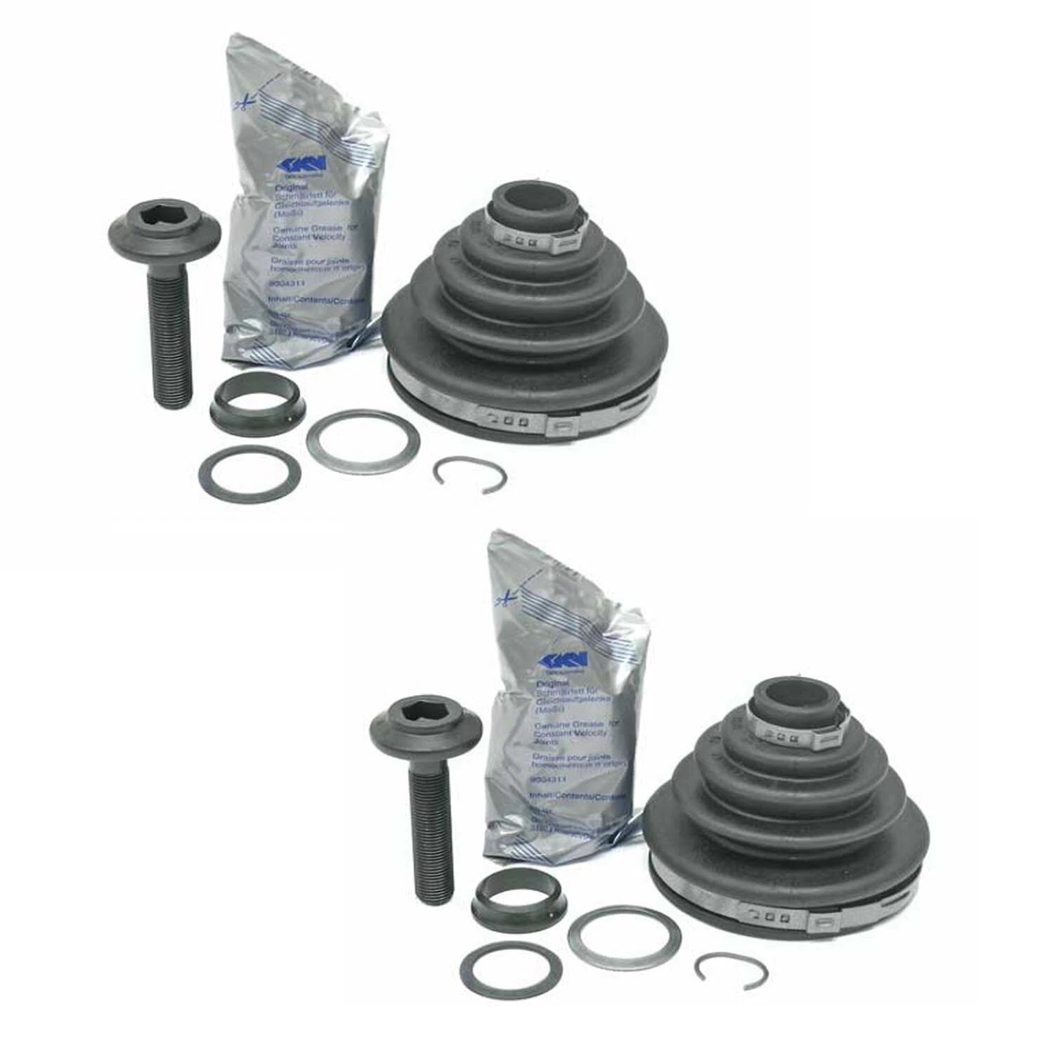 Set of 2 Outer CV Joint Boot Kits 300319 for Audi A4, VW Passat