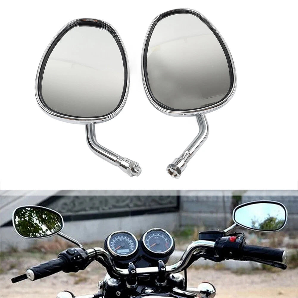 Oval Rearview Mirrors for Honda Shadow Spirit 750 1100 VTX1300 VTX1800