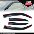 Set of 4 Window Visor Vent Shades for Honda Accord (2003-2007)
