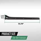 Side Skirt Extensions for Honda Civic (2016–2021) Type-R Style