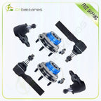 Set of 6 Tie Rods, Ball Joints & Wheel Hub Bearings for 2000 Impala, Venture