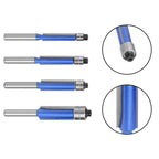 1/4 Shank Router Bit for Hard Woods & Non-Ferrous Metals (45# Steel)