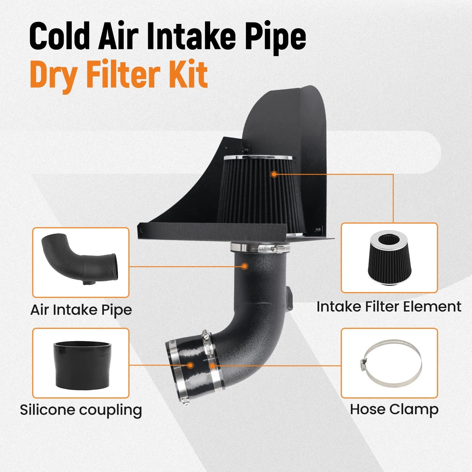 Cold Air Intake System Filter Kit for BMW M140i, 240i, 340i, 440i (2016–Present)