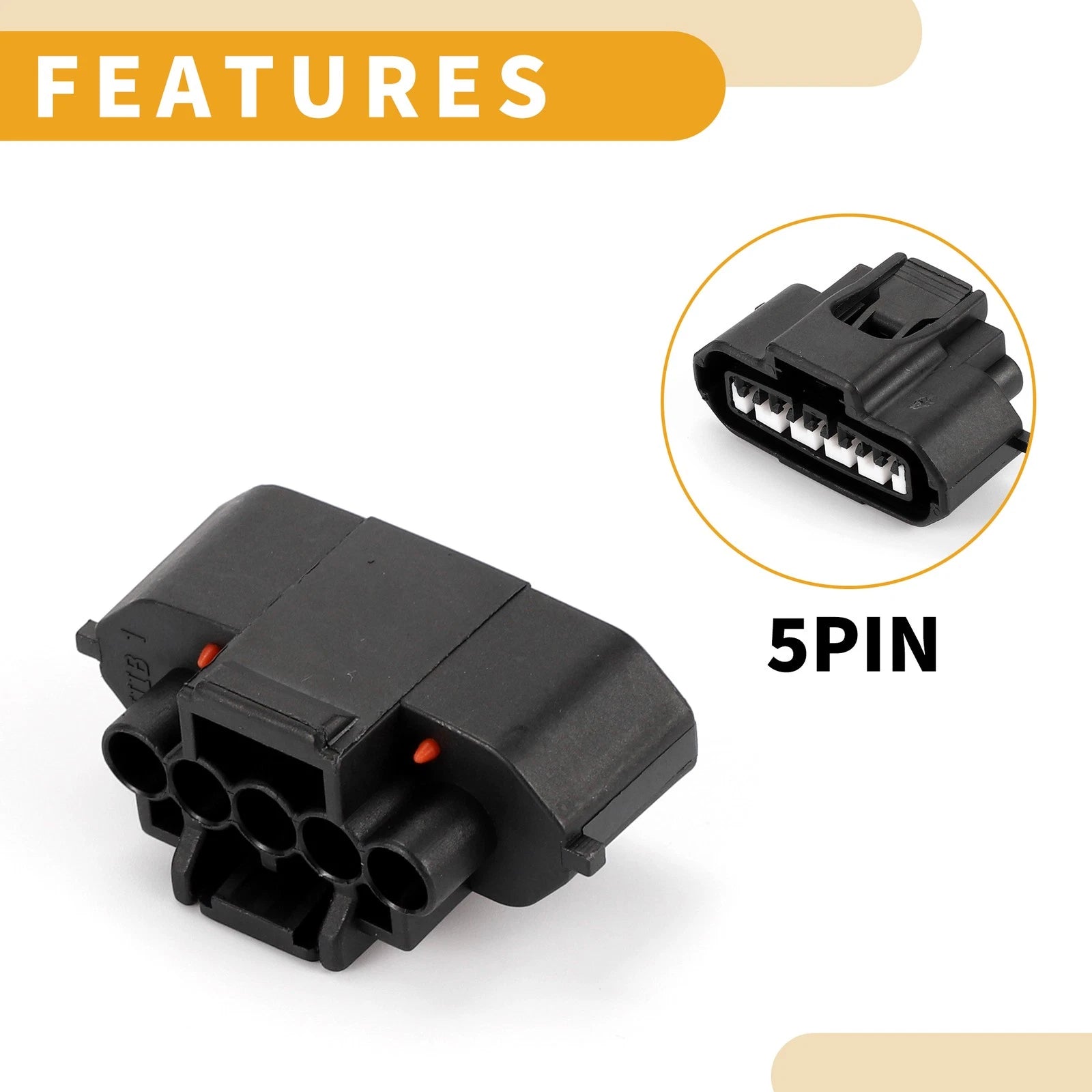 5 Pin Ignition Waterproof Connector Plug for Toyota (1 Set)