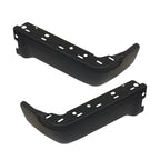Pair Rear Bumper Ends for Ford F150 (2009–2014) Primered Steel Black