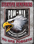 Vintage Replica Tin Metal Sign POW MIA (1629)
