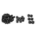 62X Black Engine Bolt Caps for Harley Touring Road King Street Glide (2017-24)
