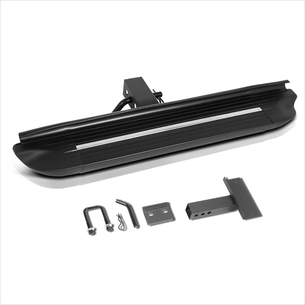 27" Trailer Towing Rear Hitch Step Bar for Universal Fit (2" Receiver)