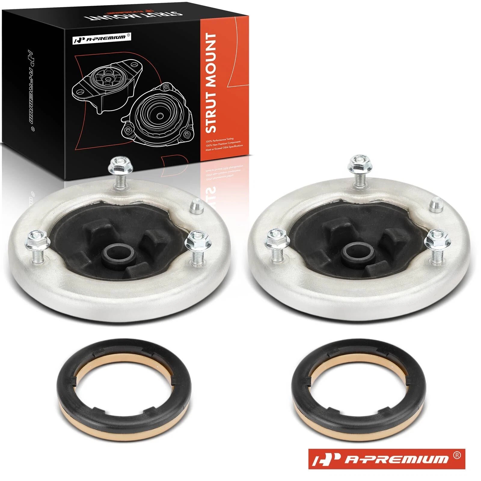2Pcs Suspension Strut Mount for BMW E65 745i 750Li 760Li (2002–2008)