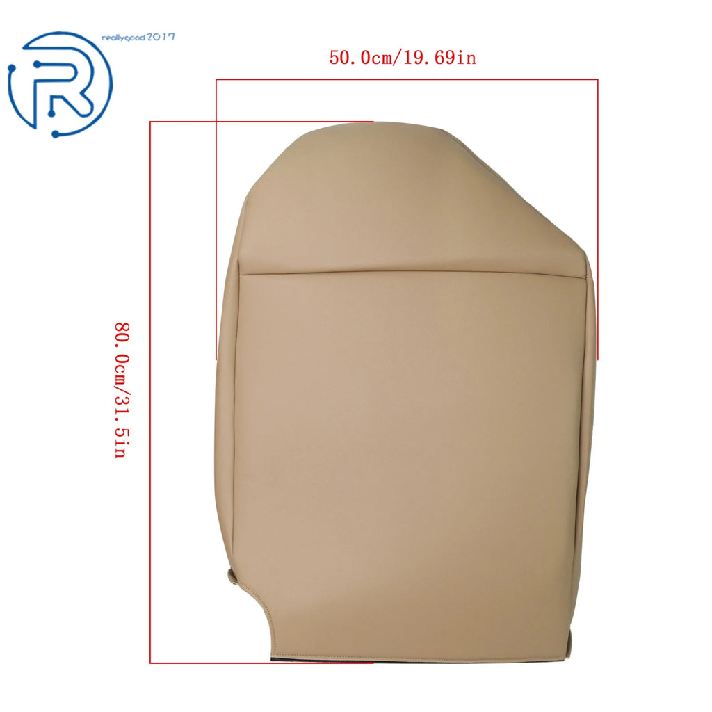 Leather Driver Top Seat Cover Tan for Dodge Ram 1500 2500 3500 SLT (1998–2002)