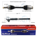 Set of 2 CV Axles & Intermediate Shafts for Ford Fusion AWD (2006–2012)