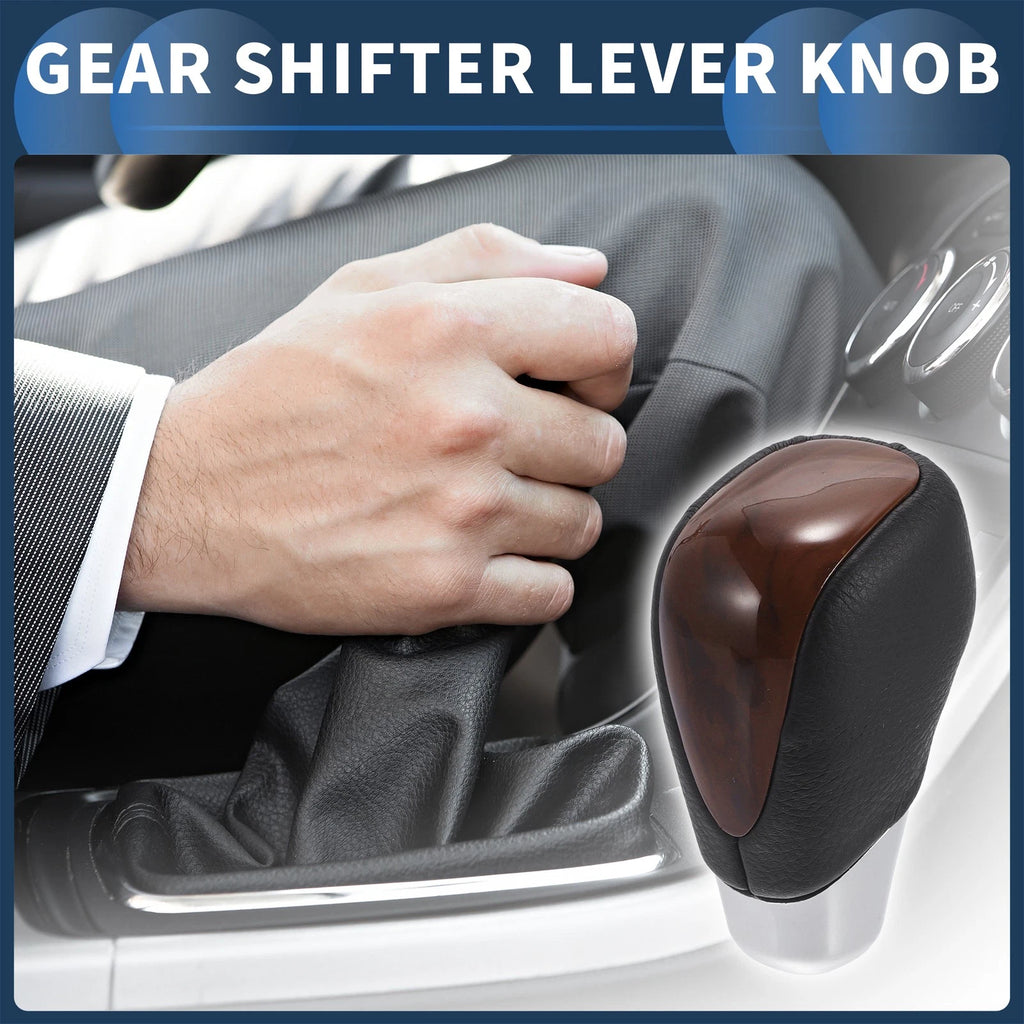 Automatic Gear Shifter Knob for Toyota Alphard 200 Series (2015–2020) Faux Leather Brown