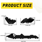 Set of 2 Rear Bumper Retainers for Toyota Corolla (2009–2013)