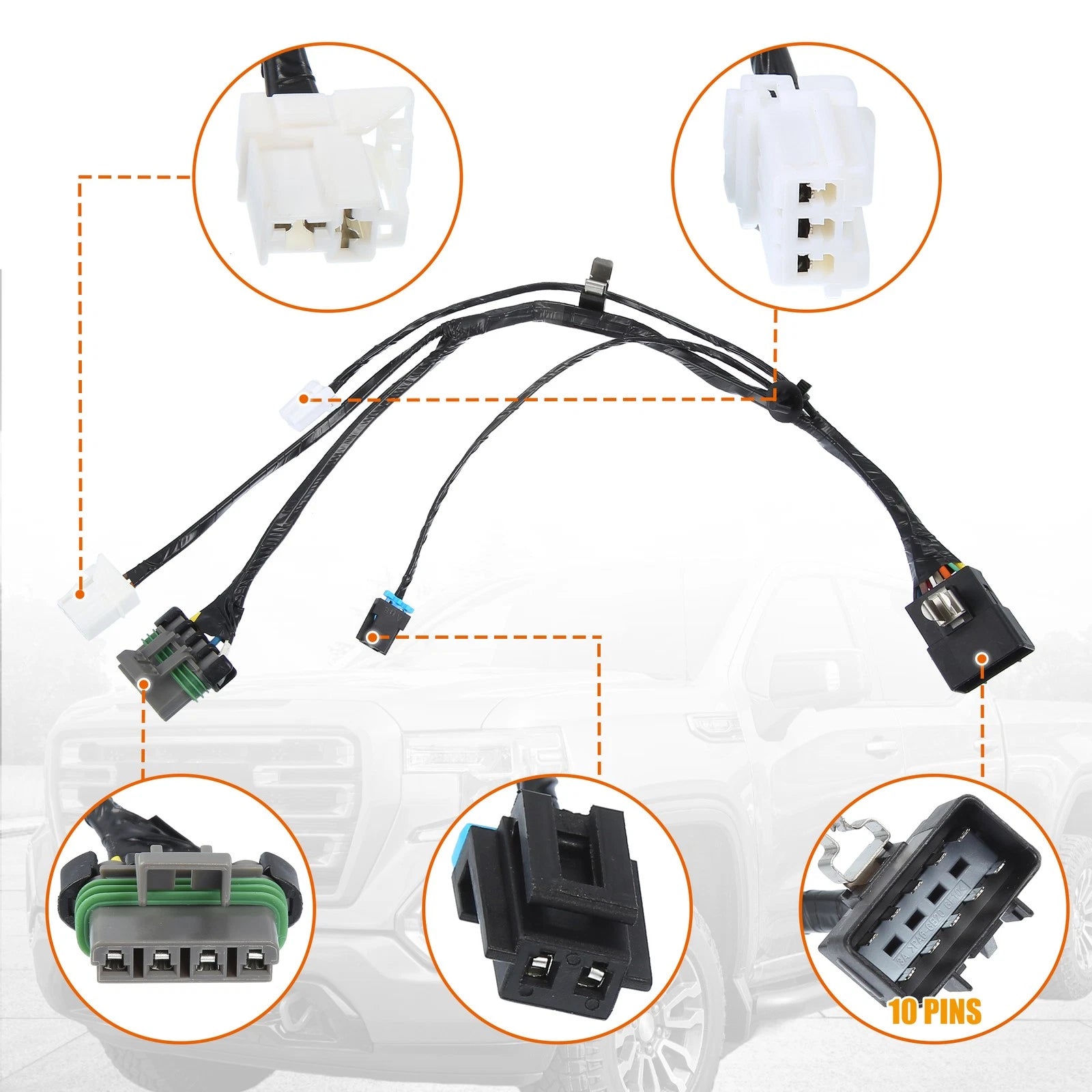 A/C Heater Blower Motor Wiring Harness for Chevrolet Colorado (2004–2012)