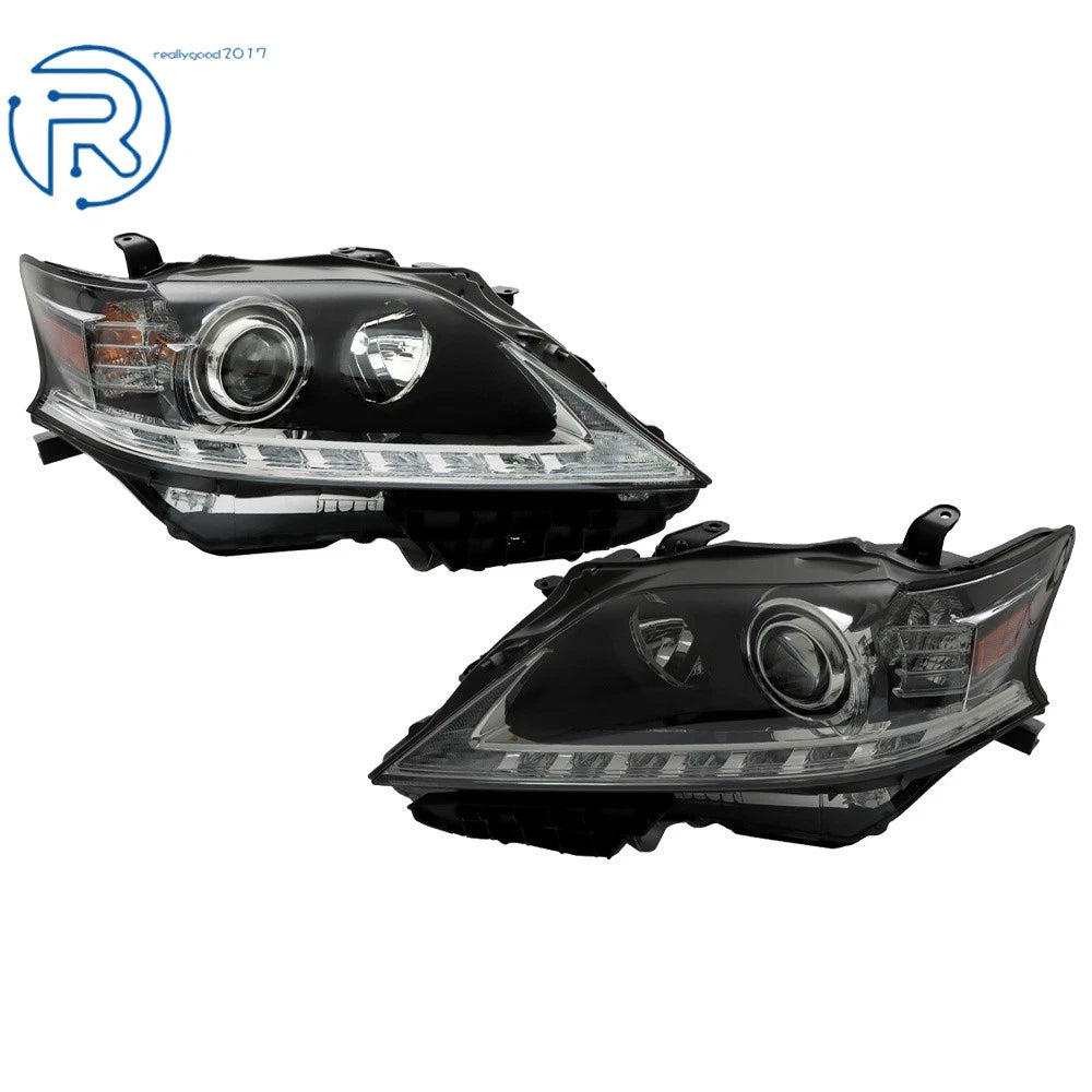 Set of 2 HID Xenon Headlights for Lexus RX350 RX450H (2013–2015) w/LED DRL