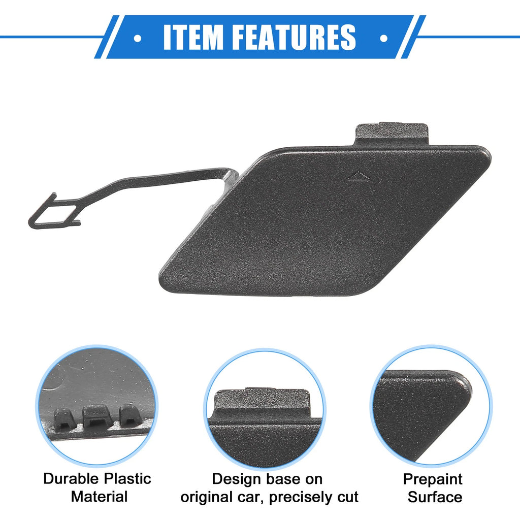 Tow Hook Eye Hole Cover Cap for BMW 3 F30 (2012–2015) Deep Gray