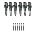 Set of 6 NGK Ignition Coils & Iridium Spark Plugs for Volkswagen Atlas CC, Passat, Touareg (3.6 V6)