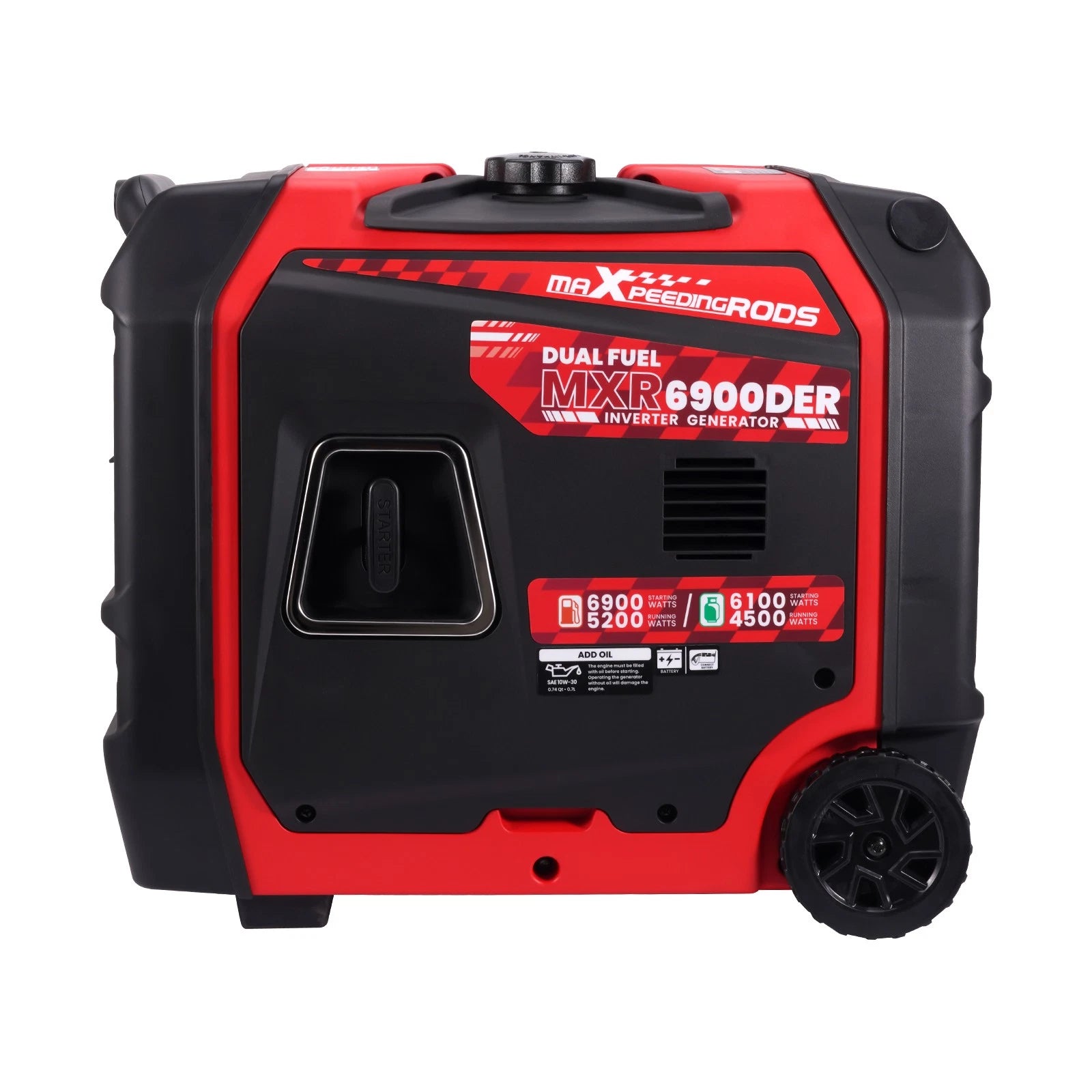 Dual Voltage Inverter Generator 5200W for Remote Start & Eco-Mode