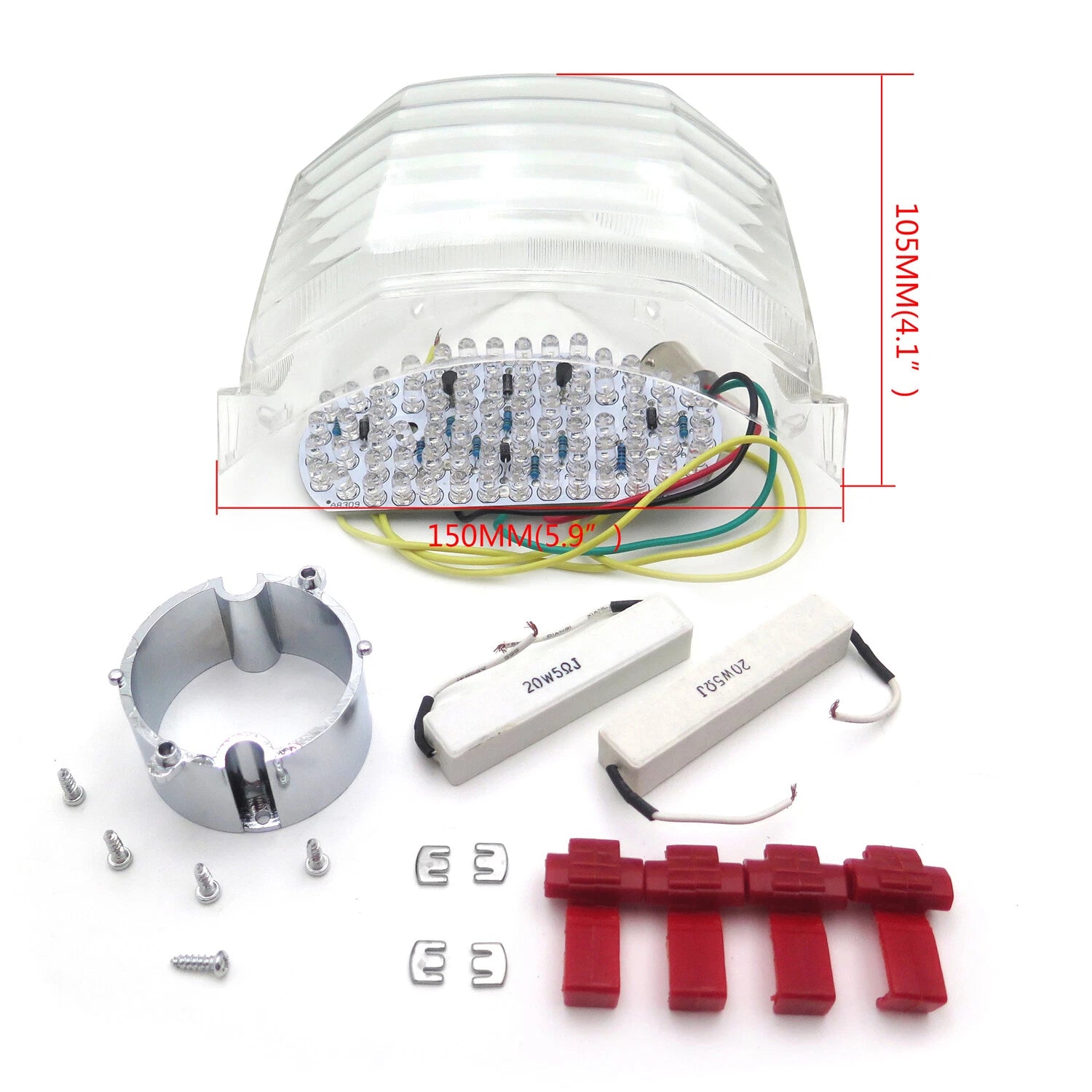 LED Tail Light with Integrated Turn Signals for Yamaha FZ6 Fazer 600 (2004–2014)