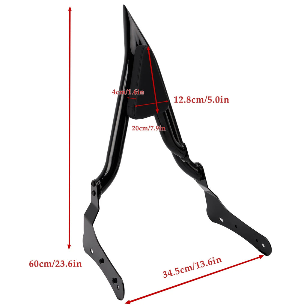 Passenger Sissy Bar Backrest for Kawasaki VN650 Vulcan S 650 (2015–2024)