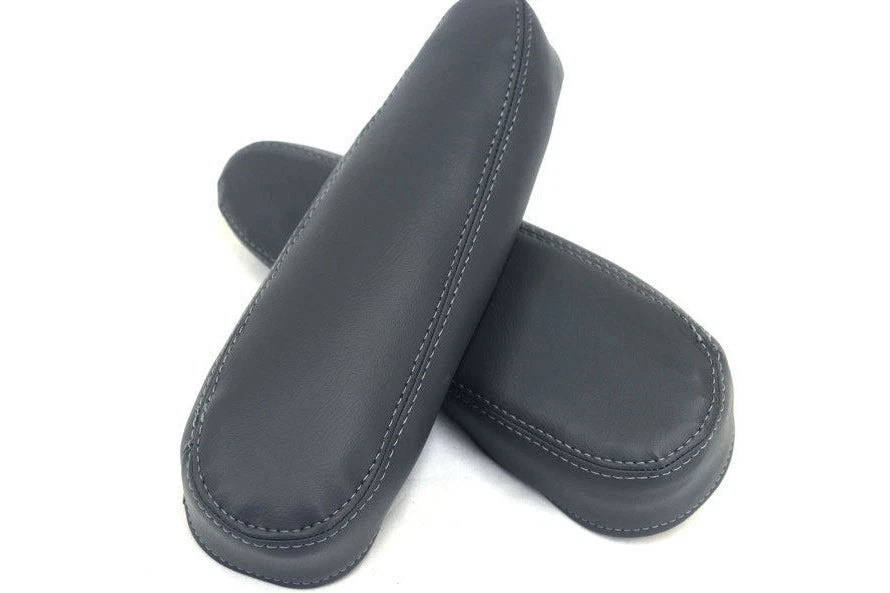 Front Seat Armrest Cover for Hummer H2 (2003–2006) Gray PVC Leather