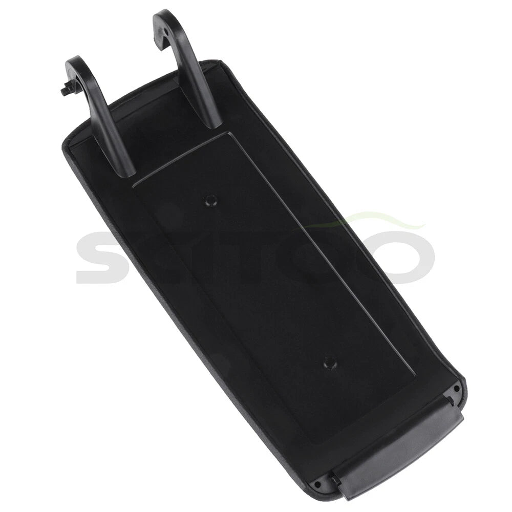 Center Console Armrest Cover for Audi A4 B6 B7 A4L (2004–2008) Black