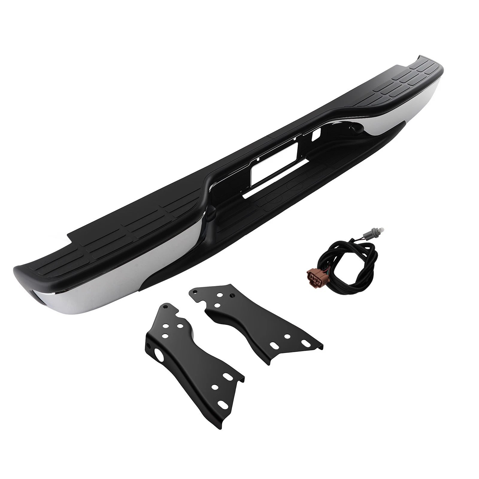 Chrome Rear Bumper for GMC Sierra 2500 (1999–2004) 15758743