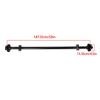 Trailer Axle 2000 lb 5 Lug 4.5" Hub Face with U-Bolt Kit (Fits Various Models)