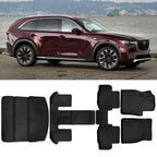 Set of 4 TPE Rubber Floor Mats & Cargo Liners for Mazda CX-90 (2024–2025)