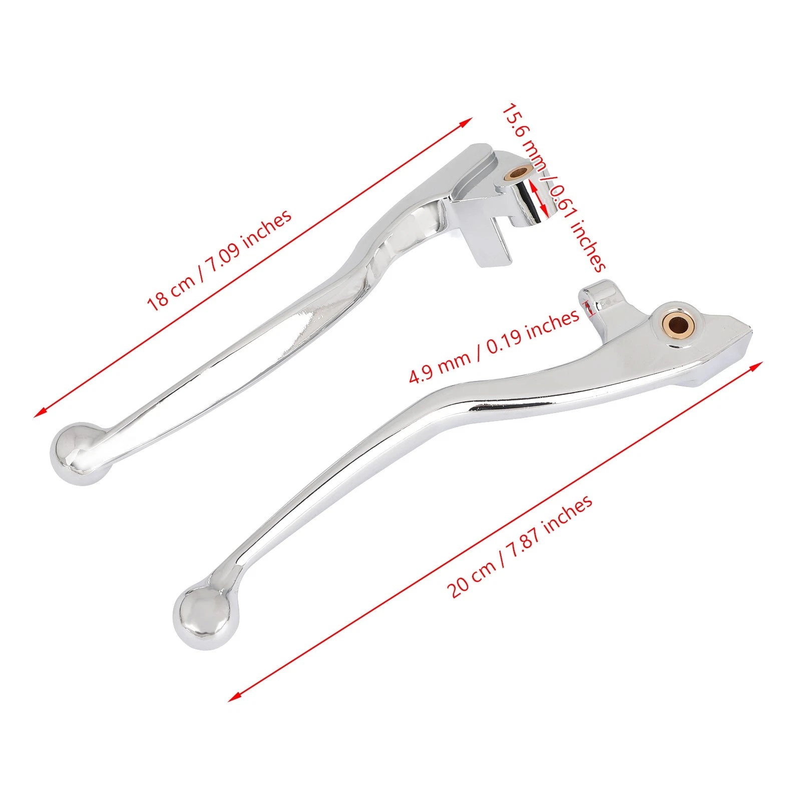 Brake Clutch Levers for Yamaha Dragstar XVS400 XVS650 (1996–2002)