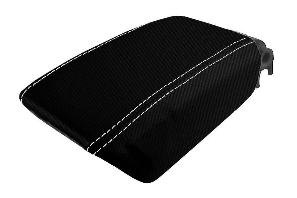 Carbon Fiber Console Lid Armrest Cover for Volvo V70 S60 (2005–2007)