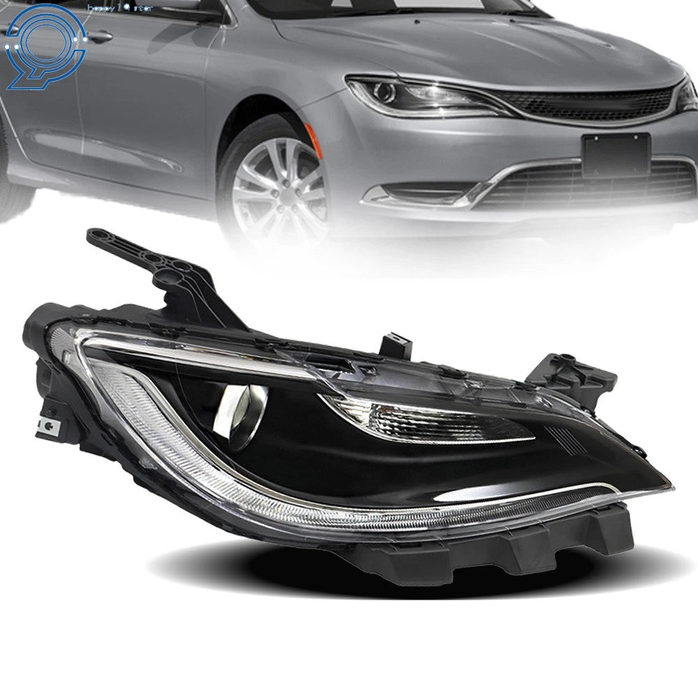 Headlamp for Chrysler 200 (2016-2017) Halogen Right Clear