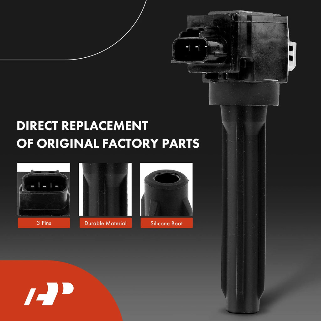 3X Ignition Coil & 3X Iridium Spark Plug for Mitsubishi Mirage (2014-2015)