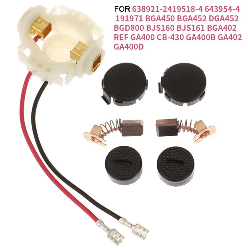 Carbon Brush Cover Set for BJS160 BJS161 DGA452 CB430 BGA450 BGA452