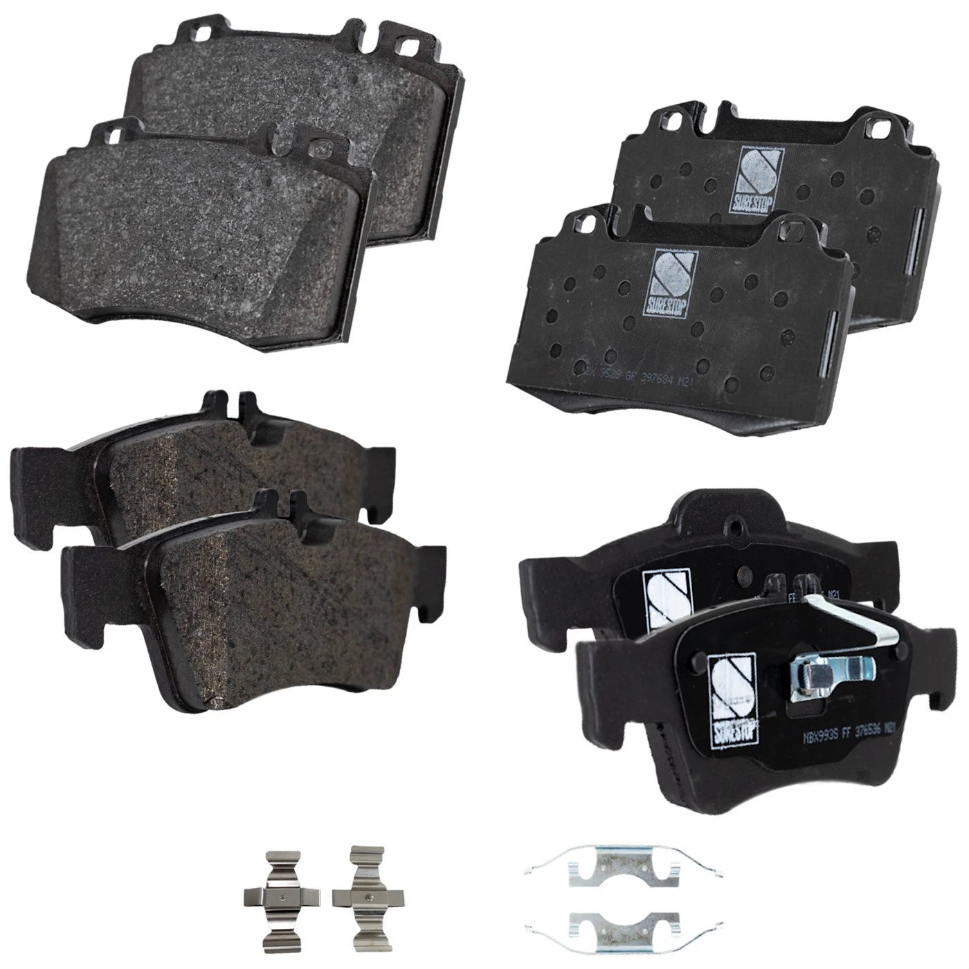 Brake Pads Set for MB Mercedes S Class CLS E SL (2007–2018)
