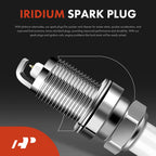 Ignition Coil & Iridium Spark Plugs for Chevy Aveo Pontiac 2009-2011