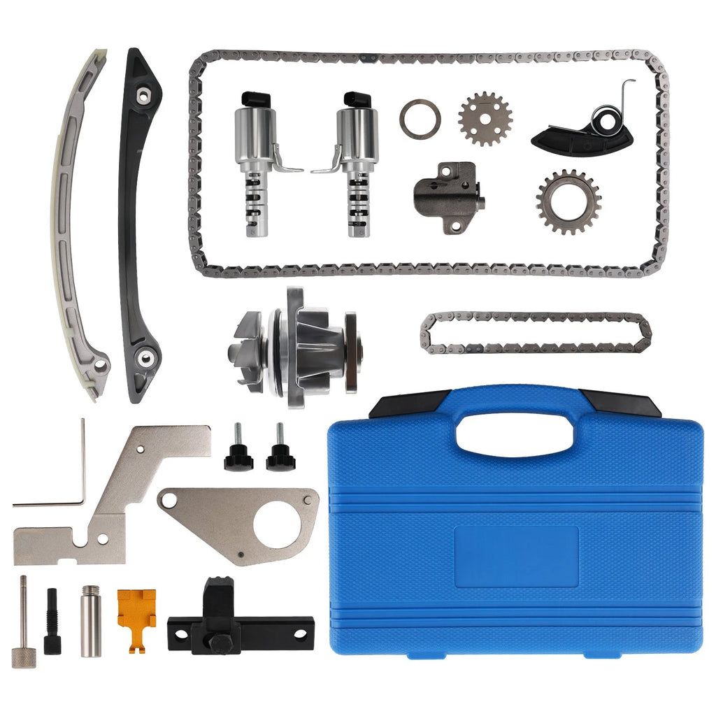 Timing Chain Kit with Water Pump for Ford Lincoln 2.0L 2.3L Turbo (2012–2020)