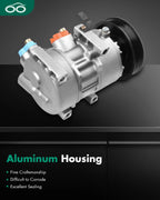 A/C Compressor and Clutch for Hyundai Accent (2012–2015) & Kia Rio 1.6L