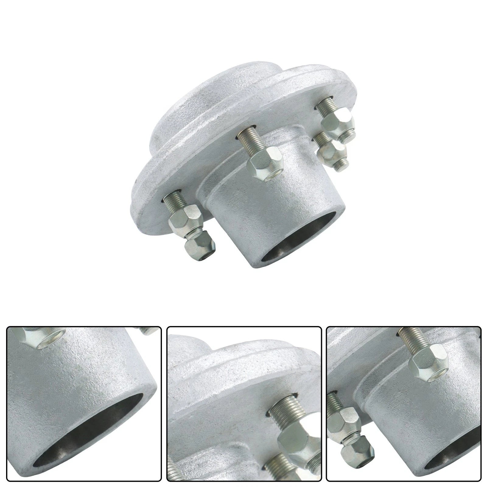 6 On 5.5" Galvanized Trailer Hub Kit for 6000lb Axle (Year Range)