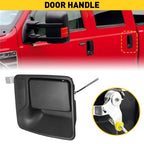 Rear Outside Door Handle Black Passenger Side Right RH for Super Duty V (2008–2010)