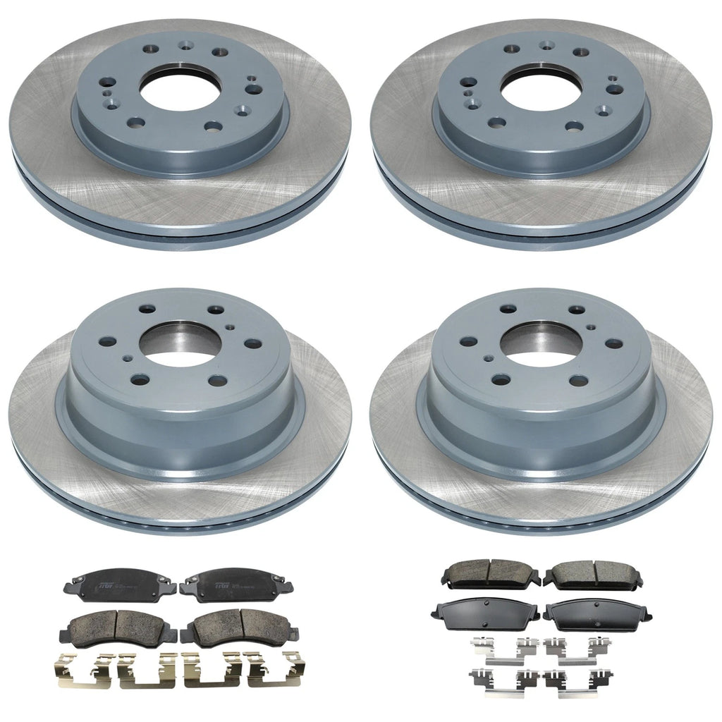 Set of 2 Vented Disc Brake Rotors & Ceramic Pads for Tahoe Yukon (2000–2006)