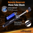 Adjustable Rear Shocks with Reservoir for Ford Ranger (2019-2023)