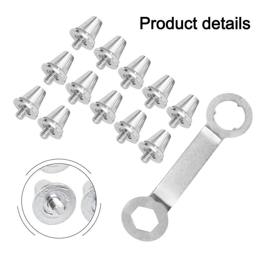 Set of 12 Aluminum Alloy Football Studs