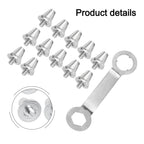 Set of 12 Aluminum Alloy Football Studs