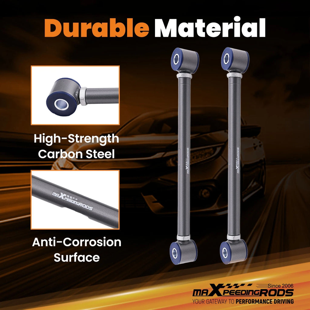 Adjustable Rear Strut Rods Control Arms Poly Bushings for Chevy Corvette (1963–1979)