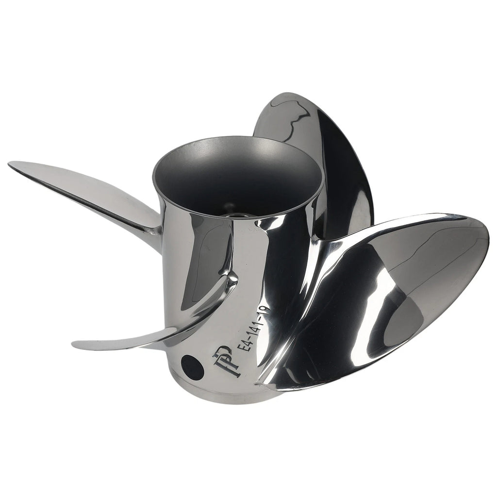 14 1/8x19 Stainless Steel 4 Blade Boat Propeller for Rubex HR4