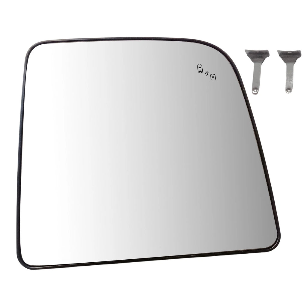 Heated Blind Spot Towing Mirror Glass for Nissan Titan XD (2016–2019)